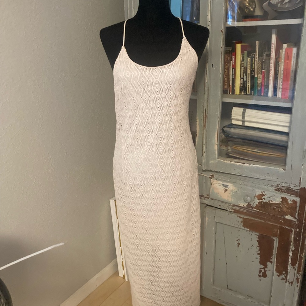 Hurley ivory summer dress size medium